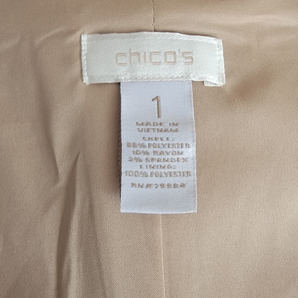 Chicos Women's Casey Waist Coat Jacket - Picture 2 of 9